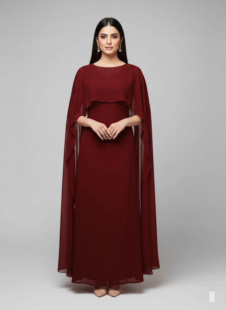 Trending cap Maxi dupatta chiffon
