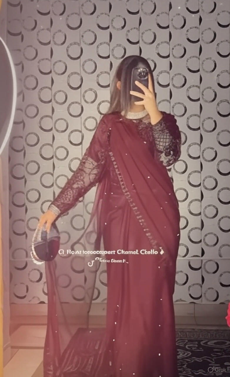 saree for marhaba pret
