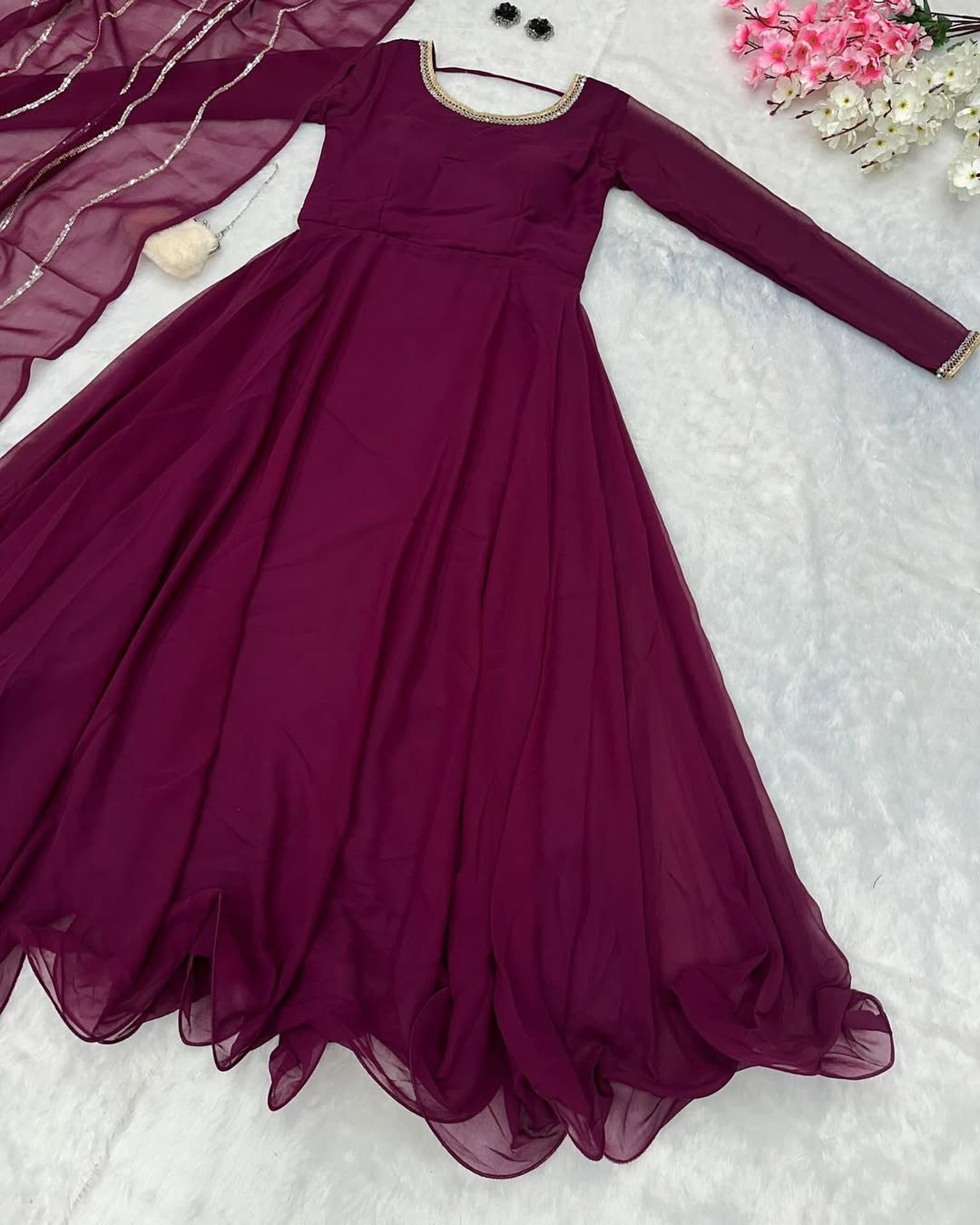 Fiona  Maxi with dupatta