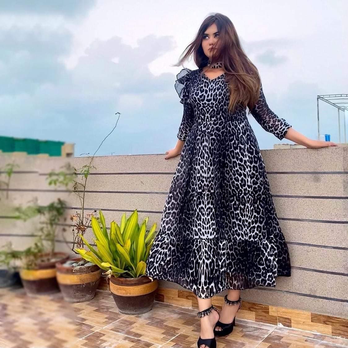 Cheetah frock