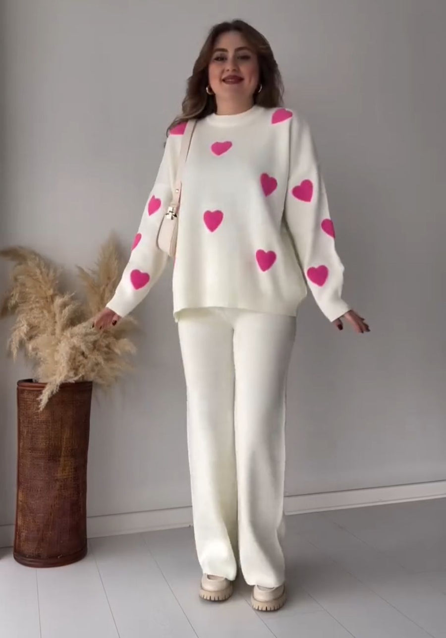 Heart Cord-set winter