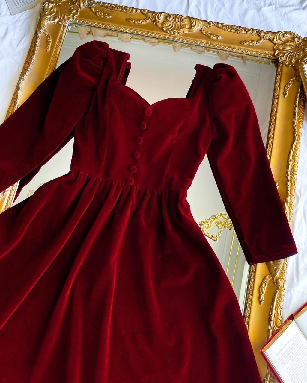 velvet Elegance Frock