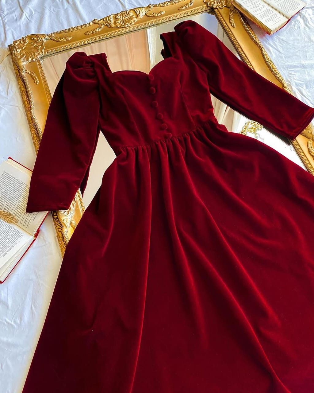 velvet Elegance Frock