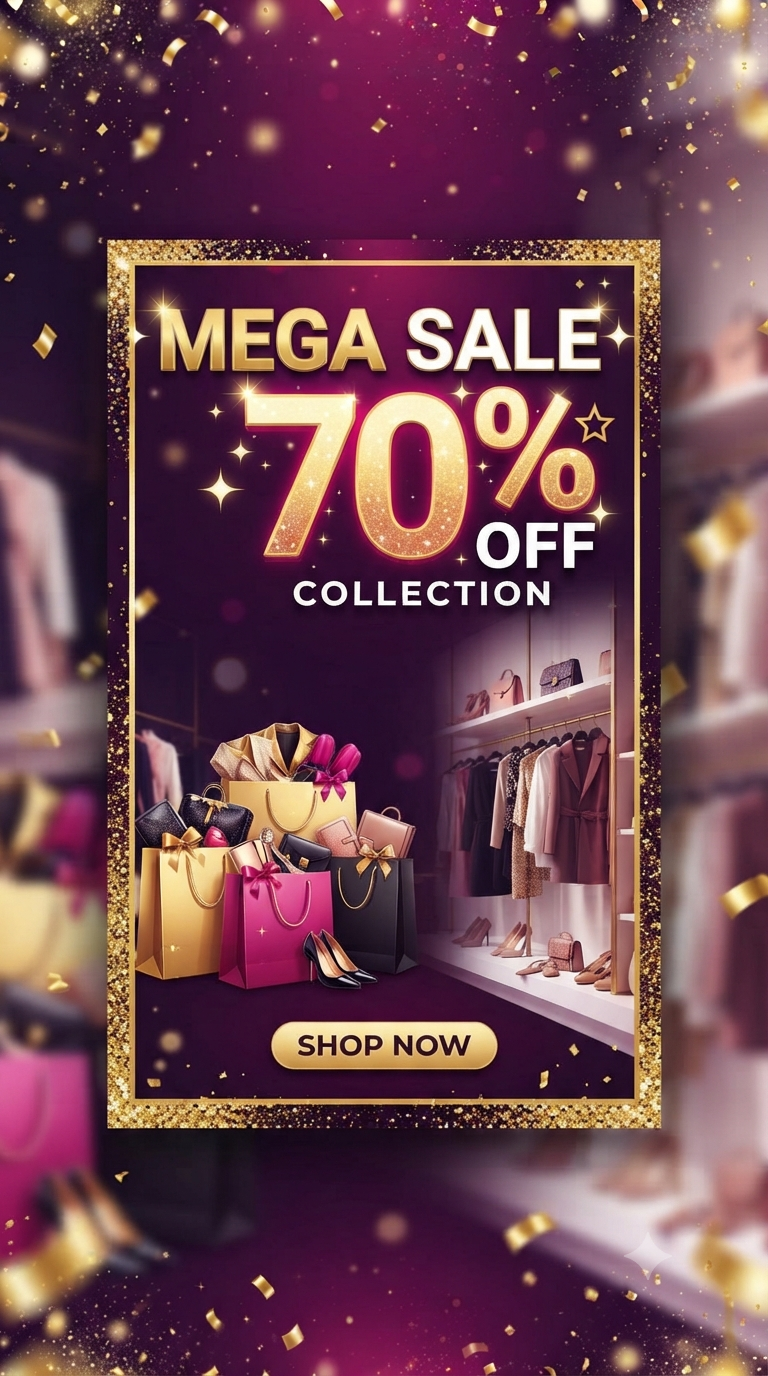 70% Mega Sale Offer