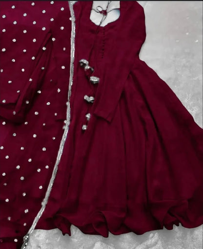 EID Coin three piece stitched suit for women