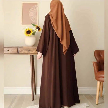 Manahil  abaya with attach inner and stroller