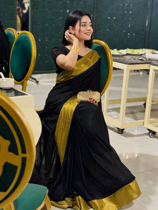 Nazneen saree Stitched