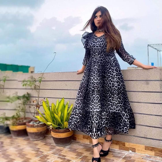 Cheetah frock