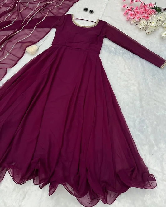 Fiona  Maxi with dupatta