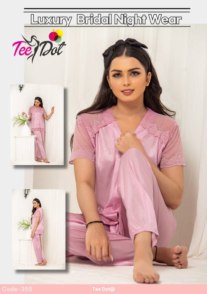 Soft Glow Set – Half-Sleeve Shirt & Pyjamas