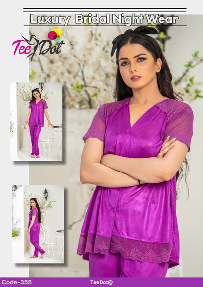 Soft Glow Set – Half-Sleeve Shirt & Pyjamas