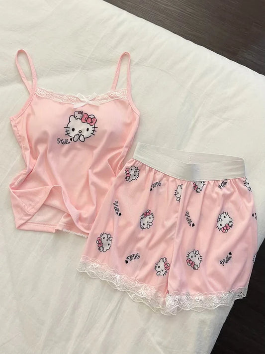 Cutie Kitty Cami set