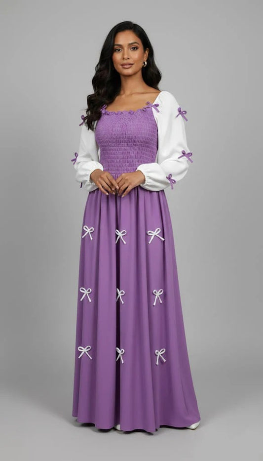 Bow Smocky Maxi
