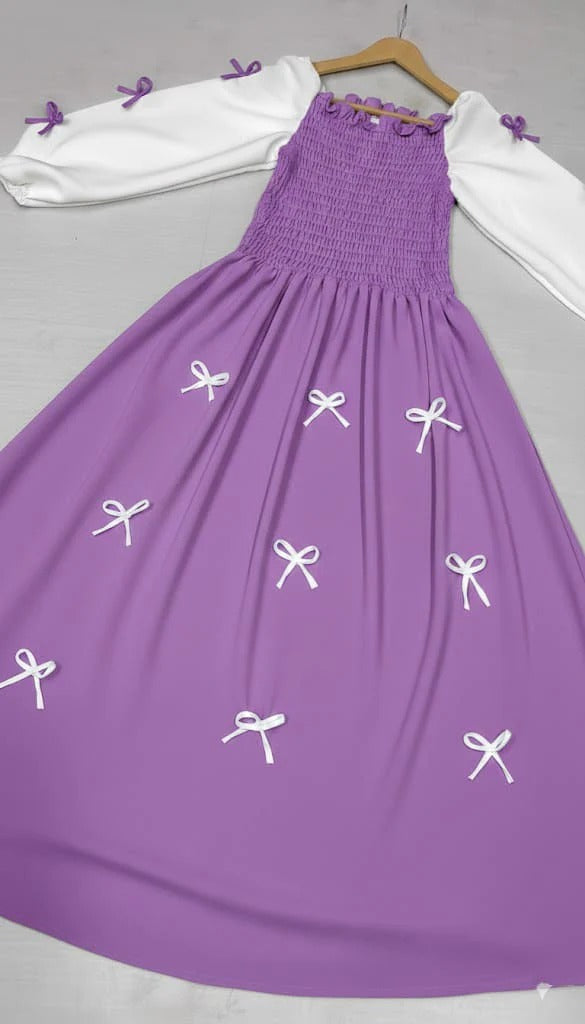 Bow Smocky Maxi