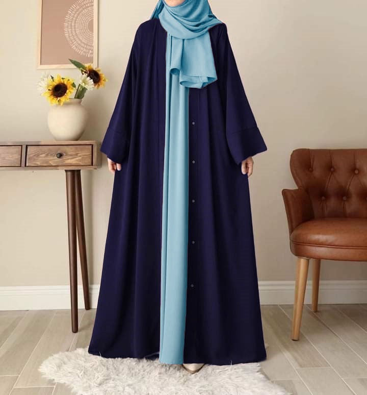 Manahil  abaya with attach inner and stroller