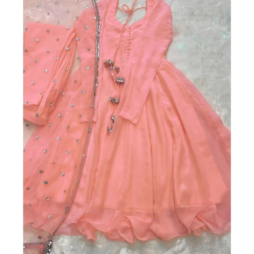 EID Coin three piece stitched suit for women