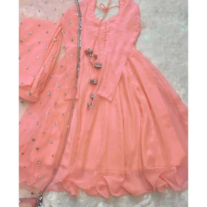 EID Coin three piece stitched suit for women