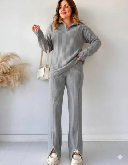 Double Zipper Cord Set-MarhabaPret