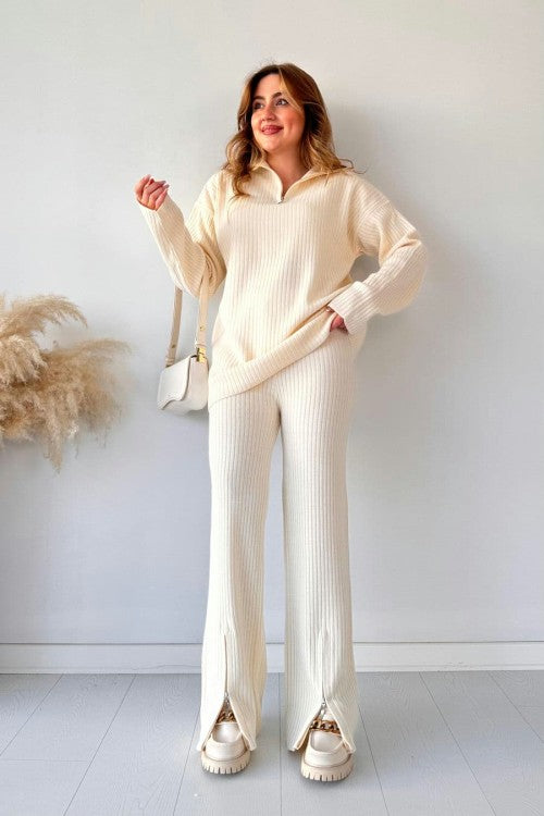Double Zipper Cord Set-MarhabaPret
