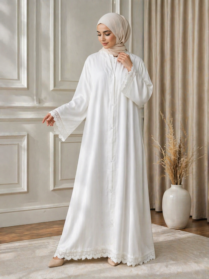White Umrah Abaya