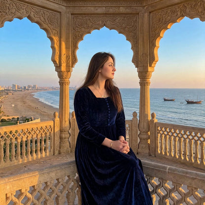 velvet Elegance Frock