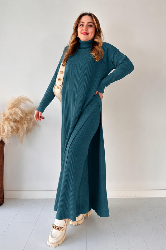 Rib-Knit Cord-Set