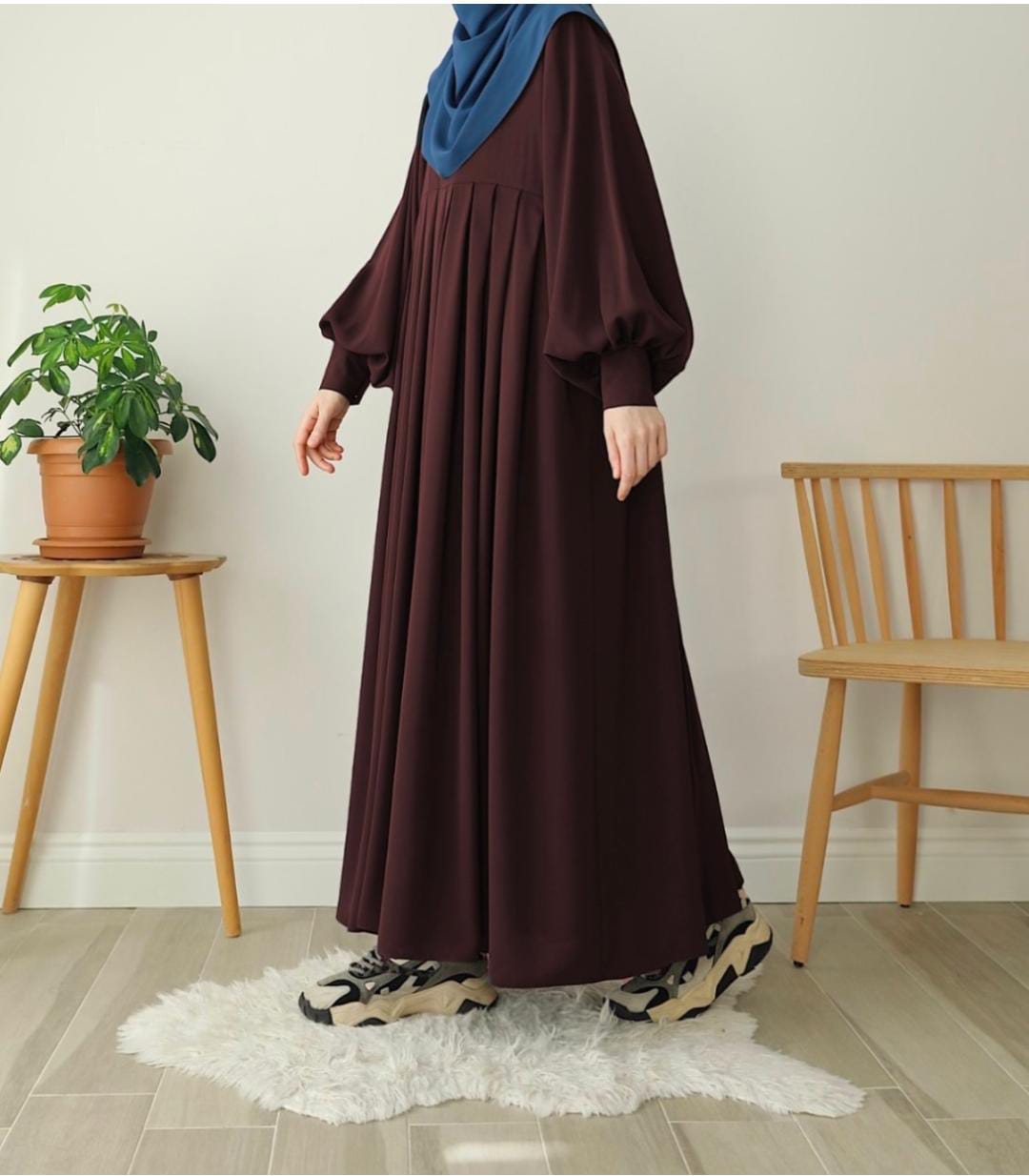 Caffine abaya with Stroller