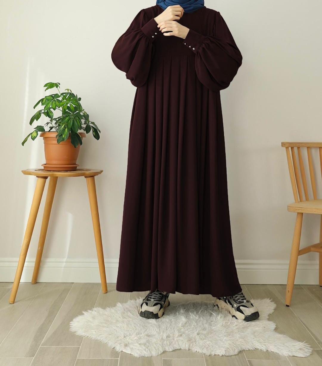 Caffine abaya with Stroller
