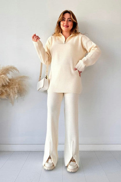 Double Zipper Cord Set-MarhabaPret